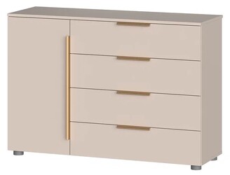 Комод 1200 №21-01 4 ящика + дверь ЛДСП Хилтон