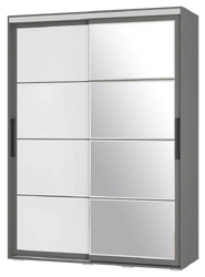 Шкаф-купе ШКК-06 Крафт-6 1,6 м графит